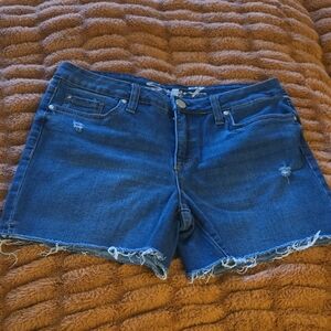 Seven7 Blue Denim Shorts